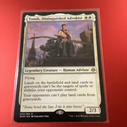 Tomik, Distinguished Advokist - War of the Spark - Magic the Gathering MTG NM - Image 1