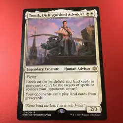 Tomik, Distinguished Advokist - War of the Spark - Magic the Gathering MTG NM - Image 2