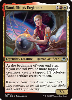 x1 Sami, Ship's Engineer EOE Edge of Eternities MTG 225 M/NM 1x - Image 1