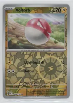 Voltorb Reverse Foil Pokemon SV02: Paldea Evolved #066 04dh - Image 1