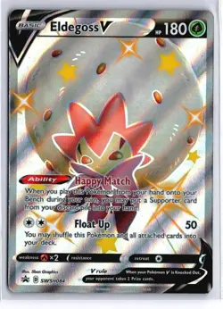 Pokemon EDLEGOSS V SWSH084 (Sword Shield Black Star Promo) NM/Near Mint - Image 1
