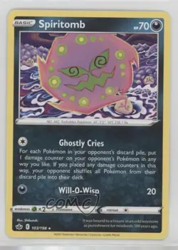 Spiritomb Pokemon Sword & Shield Chilling Reign #103 08ql - Image 1