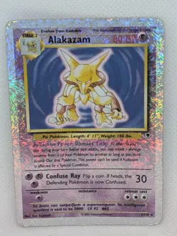 Alakazam 1/110 Legendary Collection Reverse Holo Rare Pokemon TCG Nintendo - Image 1