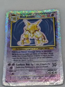 Alakazam 1/110 Legendary Collection Reverse Holo Rare Pokemon TCG Nintendo - Image 3
