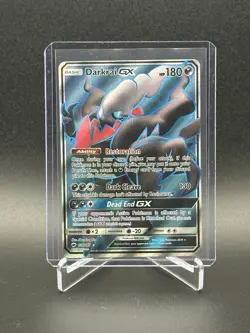 2017 Pokemon S&M - Burning Shadows - Darkrai GX Full Art - #139/147 - LIGHT PLAY - Image 1