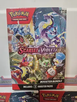 SET OF 3 - Scarlet And Violet Base Set Booster Bundle Pokemon Cards SEALED - Image 2