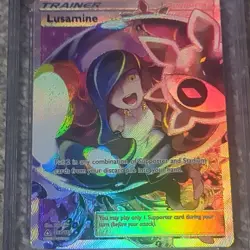 CGC 10 - Lusamine 153/156 - Ultra Prism Full Art Gem Mint Pokemon - Image 3