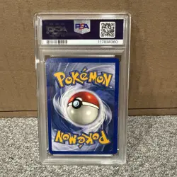 1999 Pokemon Game Machamp Holo 1st Edition PSA 7 - Image 2