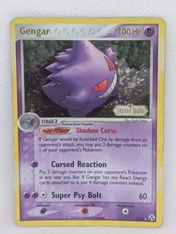 Gengar 5/92 Legend Maker Reverse Holo Ultra Rare Pokemon TCG Nintendo stamped HP - Image 1