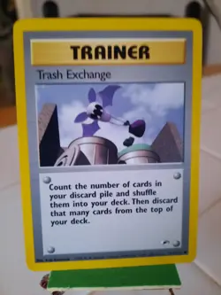 Trash Exchange #126/132 Gym Heroes Pokemon WoTC Vinrage Trainer Tcg NM - Image 1