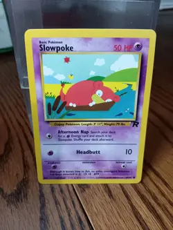 Slowpoke 67/82 Common Team Rocket Unlimited Pokemon TCG 2000 Vintage WOTC NM - Image 1