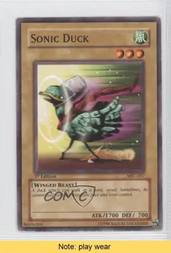 Sonic Duck 1st Ed. YuGiOh Magician's Force #MFC-057 2003 READ 1a1 - Image 1