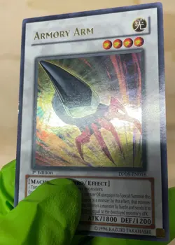 Yugioh Armory Arm DP08-EN016 1st Edition Ultra Rare LP - Image 4