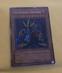 Yugioh Tri-Horned Dragon Lob-000, 1st Edition - Image 3