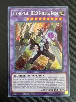 Yugioh Elemental HERO Nebula Neos CT15-EN001 Secret Rare Limited Edition VLP - Image 1