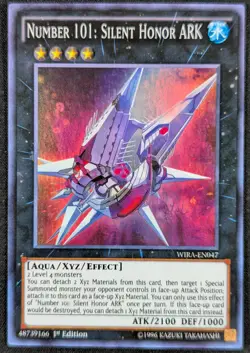 Number 101 Silent Honor Ark 1996 1st Edition Super Rare Yugioh WIRA-EN047 (NM) - Image 1