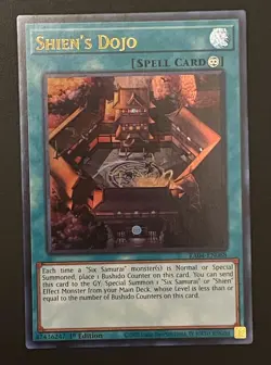 Yugioh! Shien's Dojo - RA04-EN088 - Ultra Rare - 1st Edition Near Mint, English - Image 1