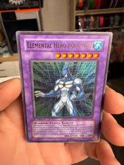 Elemental Hero Aqua Neos POTD-EN031 1st Edition Ultra Rare Yugioh Card NM 2006 - Image 3