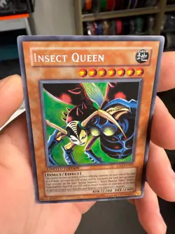 Yugioh Insect Queen CT1-EN005 Secret/Ultra Misprint Error Limited Edition LP - Image 3