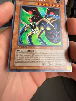 Yugioh Insect Queen CT1-EN005 Secret/Ultra Misprint Error Limited Edition LP - Image 4