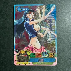 S2386 Nico Robin SR Holo Japanese One Piece Berry Match Carddass Card - Image 1