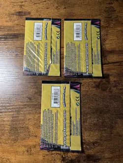 Pokemon Unified Minds 3 Card Pack Booster Art Set 3 Packs Sealed - Image 5