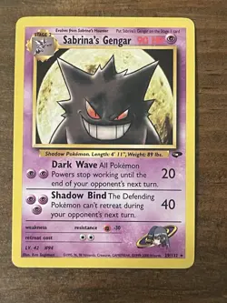 Pokemon TCG Sabrina's Gengar Gym Challenge 29/132 Non-Holo Rare Card - Image 1