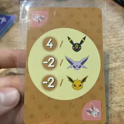 Sylveon Eevee Point Salad 2019 Korean Pokemon Playing Card - Image 2