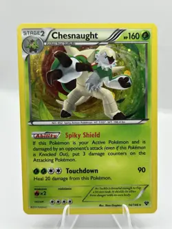 Chesnaught - 14/146 - Holo Rare - XY Base Set Pokemon - NM TCG Pokemon Card - Image 1