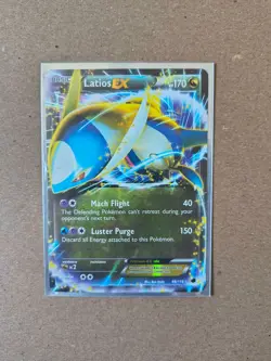 Latios EX 86/116 Plasma Freeze Rare Holo TCG Pokemon Card - Image 1