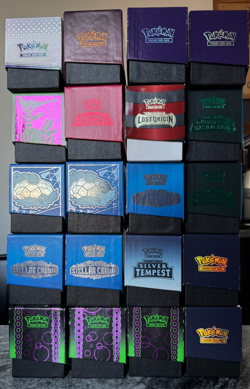 Pokemon Card Storage Box - Empty Elite Trainer Box ETB Pick Your Set (SEE PICS) - Image 1