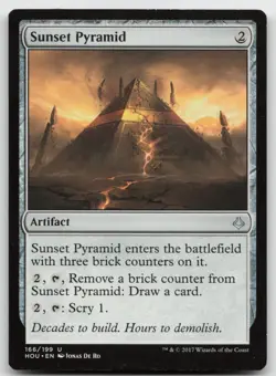 MTG Sunset Pyramid U Hour of Devastation 166 LP - Image 1