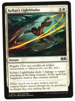 Kellan's Lightblades 18 C Wilds of Eldraine NM MTG - Image 1