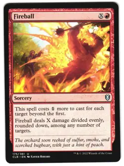 Fireball 175 U Commander Legends: Battle for Baldur's Gate NM MTG - Image 1