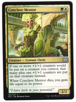 Conclave Mentor 195 U Double Masters 2022 NM MTG - Image 1