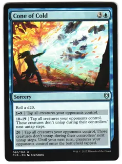 Cone of Cold 61 U Commander Legends: Battle for Baldur's Gate NM MTG - Image 1