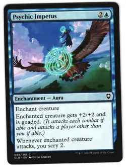 Psychic Impetus 89 C Commander Legends: Battle for Baldur's Gate NM MTG - Image 1