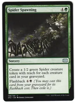 Spider Spawning 158 U Double Masters 2022 NM MTG - Image 1