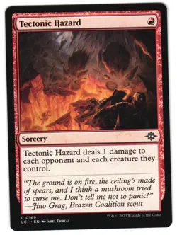 Tectonic Hazard 169 C The Lost Caverns of Ixalan NM MTG - Image 1