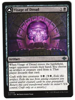 Visage of Dread 129 U The Lost Caverns of Ixalan NM MTG - Image 1