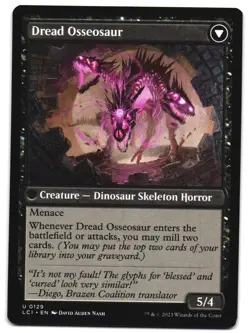 Visage of Dread 129 U The Lost Caverns of Ixalan NM MTG - Image 2