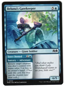 Beluna's Gatekeeper 43 C Wilds of Eldraine NM MTG - Image 1