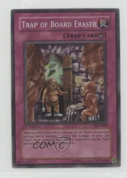Trap of Board Eraser YuGiOh Pharaonic Guardian #PGD-099 2003 1md - Image 1