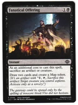 Fanatical Offering 105 C The Lost Caverns of Ixalan NM MTG - Image 1