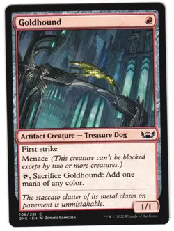 Goldhound 108 C Streets of New Capenna NM MTG - Image 1