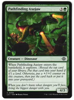 Pathfinding Axejaw 206 C The Lost Caverns of Ixalan NM MTG - Image 1