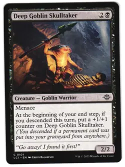 Deep Goblin Skulltaker 101 C The Lost Caverns of Ixalan NM MTG - Image 1