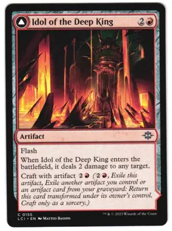 Idol of the Deep King 155 C The Lost Caverns of Ixalan NM MTG - Image 1