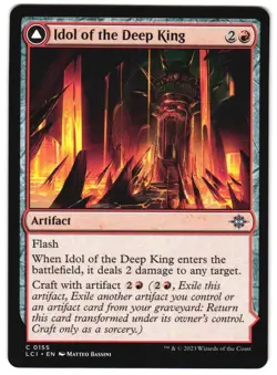 Idol of the Deep King 155 C The Lost Caverns of Ixalan NM MTG - Image 1