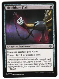 Bloodthorn Flail 93 U The Lost Caverns of Ixalan NM MTG - Image 1